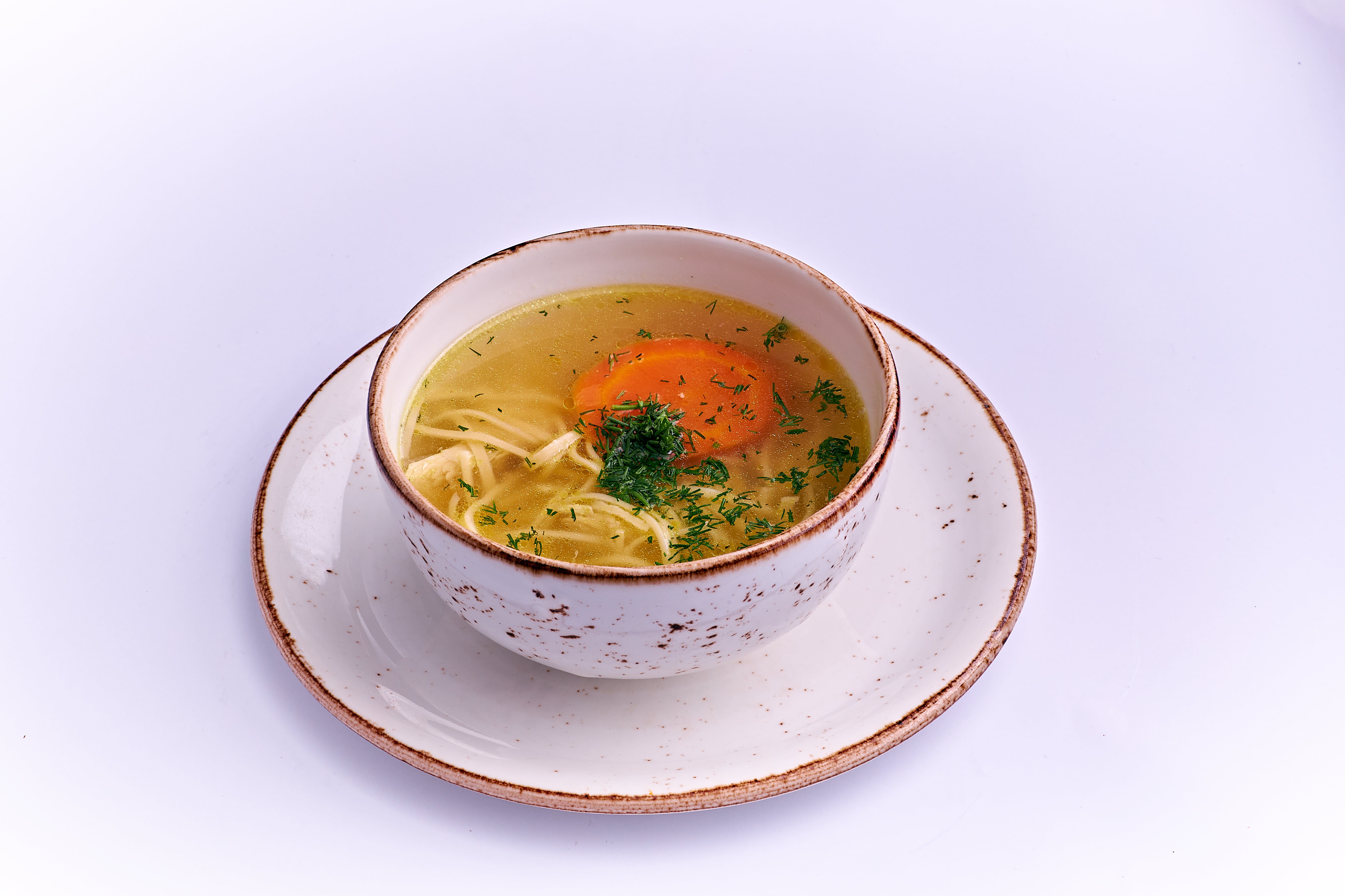 Куриный суп с домашней лапшой