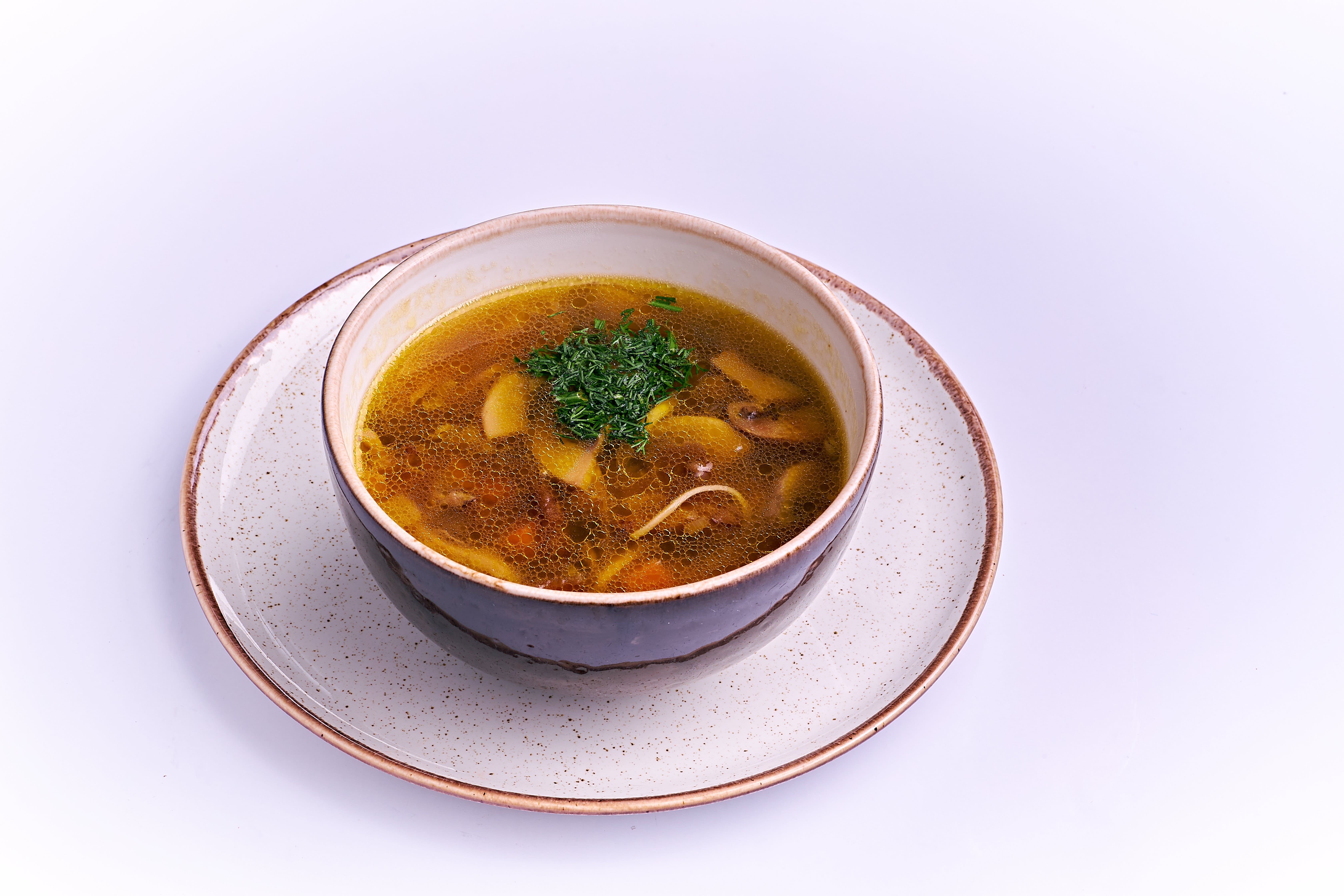 Суп грибной