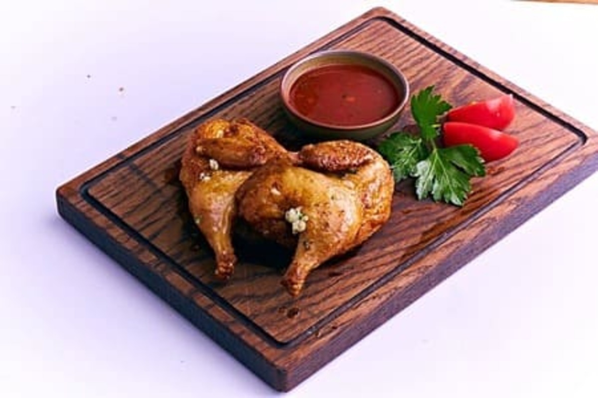 цыплёнок на гриле 