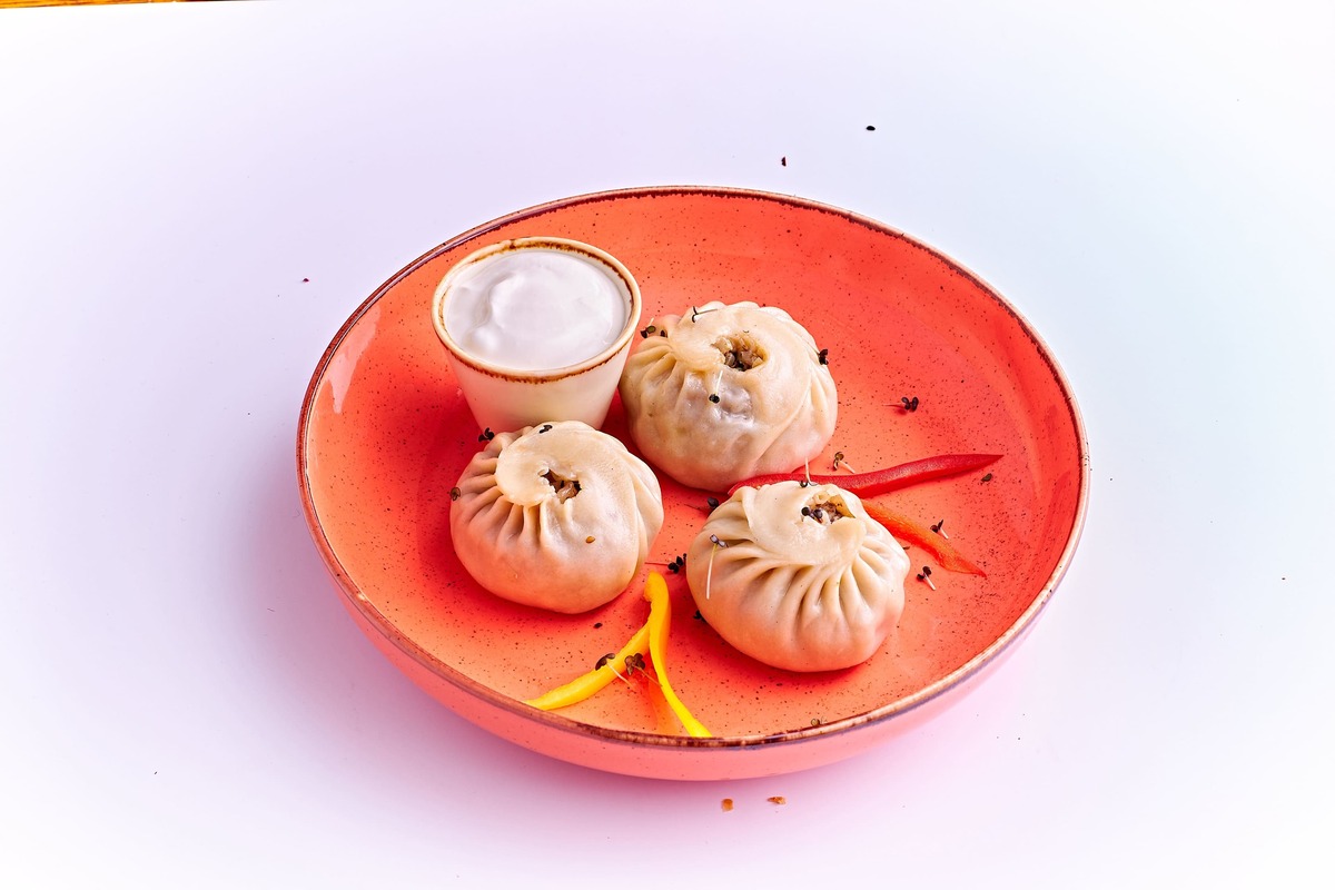 манты  с телятиной