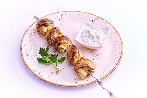 шашлык из шампиньонов 